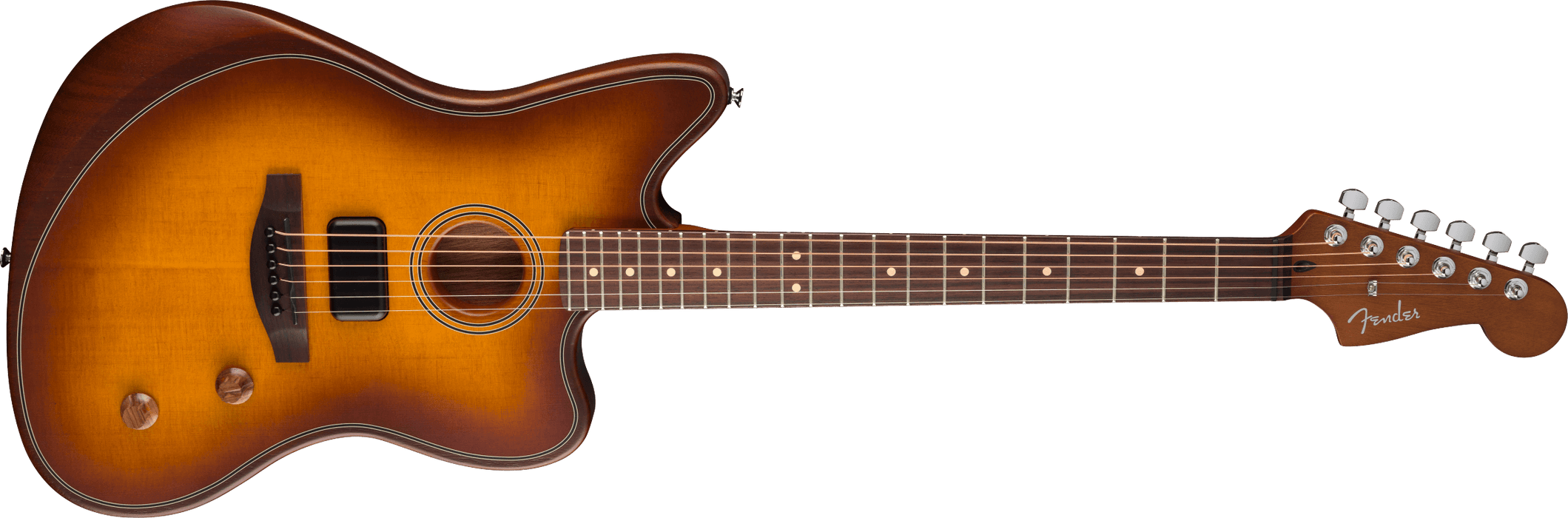 Fender Acoustasonic Standard Jazzmaster - Honey Burst