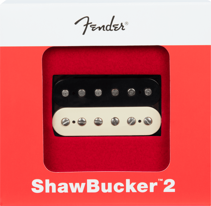 Fender ShawBucker 2 Bridge Humbucker Pickup - Zebra