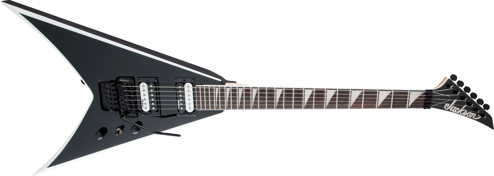 Jackson JS Series King V JS32 - Black with White Bevels