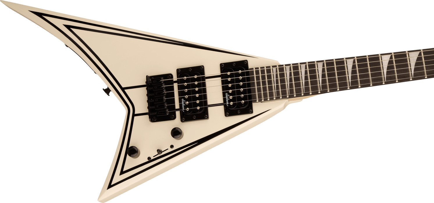 Jackson RR Minion JS1XM - Snow White with Black Pinstripes