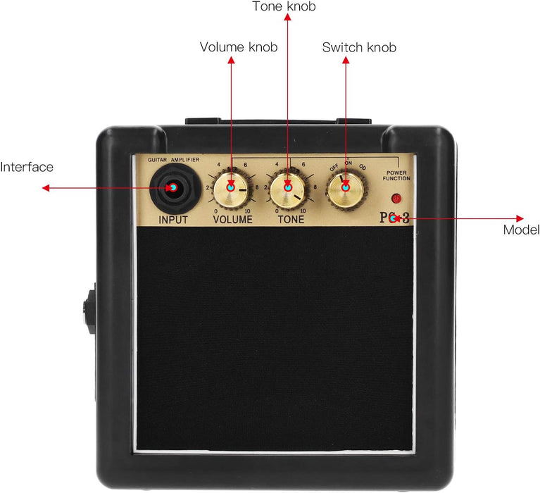 Ejoyous PG-3 Mini Guitar Amplifier