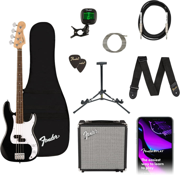 Fender Squier Debut Precision Bass Combo Pack - Black