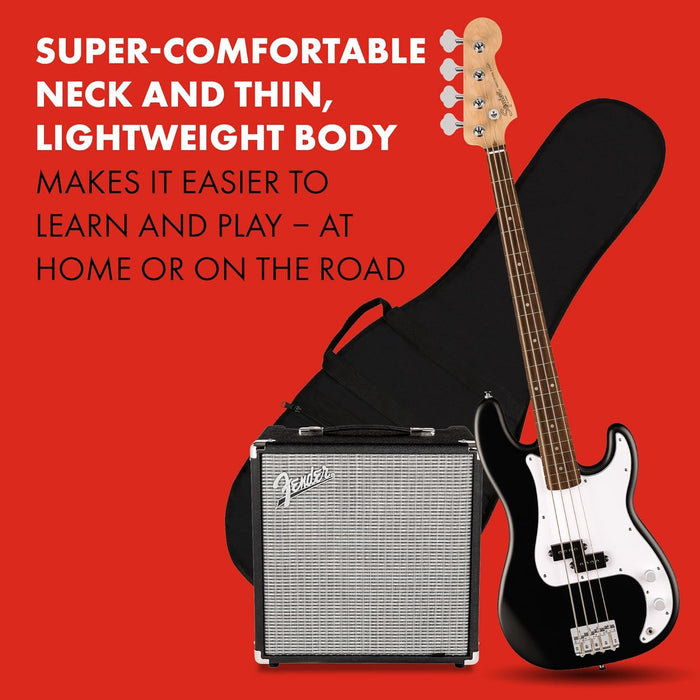 Fender Squier Debut Precision Bass Combo Pack - Black