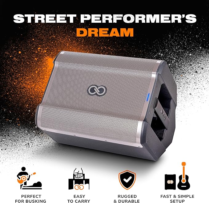 Sheeran Loopers Sheeran Busker Portable 200-watt Battery-powered PA Speaker