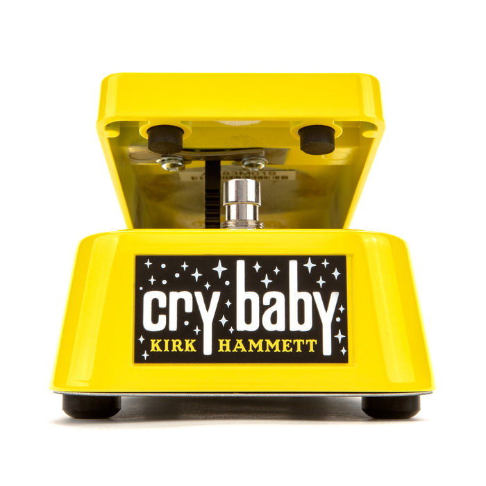 Dunlop Kirk Hammett Signature Cry Baby Wah - Yellow Sparkle