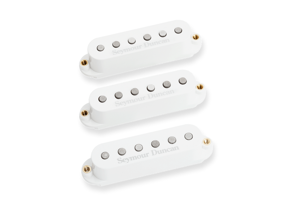 Seymour Duncan STK-S4 Classic Stack Plus Set - White Cover