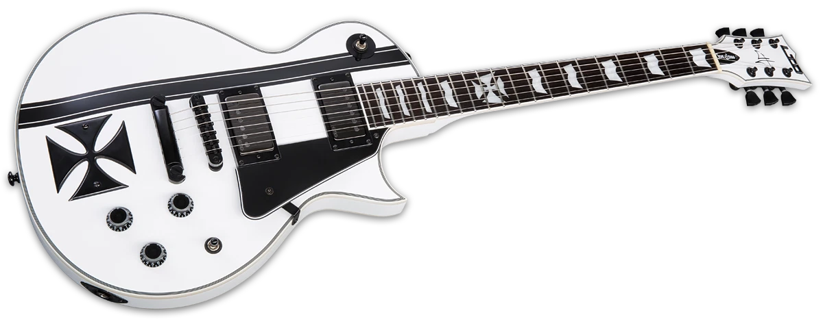 ESP LTD Signature Series James Hetfield Iron Cross - Snow White