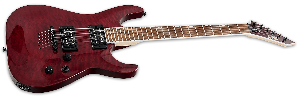 ESP LTD MH-200QM NT - See Thru Black Cherry