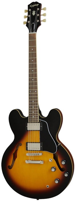 Epiphone ES-335 Semi-Hollowbody - Vintage Sunburst