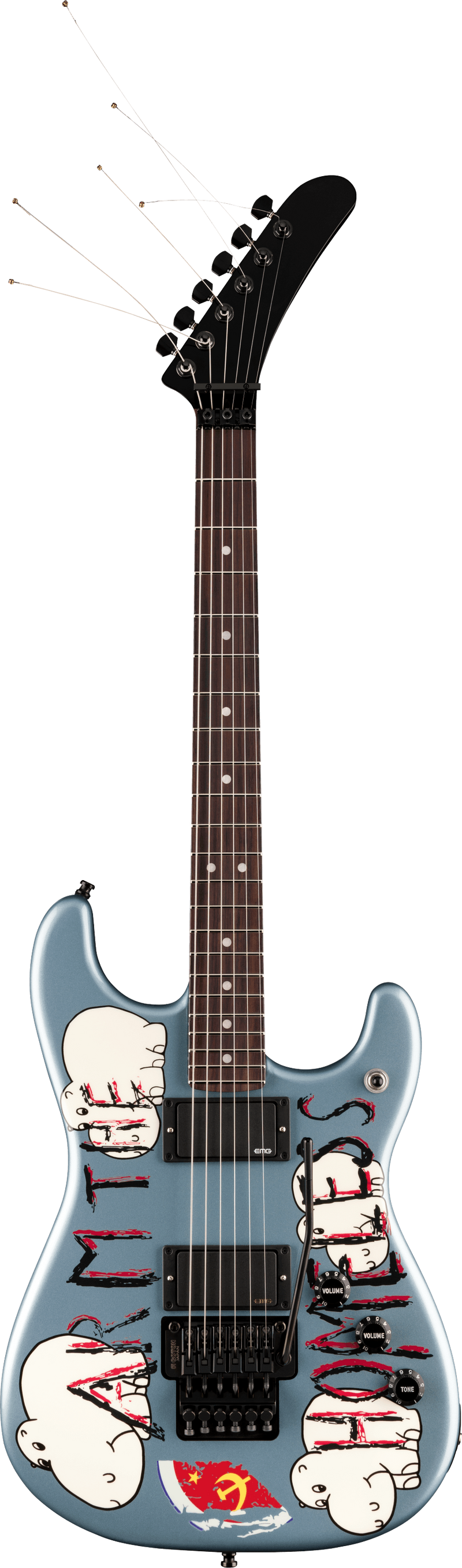 Fender Tom Morello "Arm The Homeless" Signature - Blue Ice Metallic