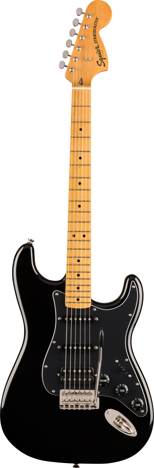 Squier Classic Vibe 70s Stratocaster HSS - Black with Maple Fingerboard