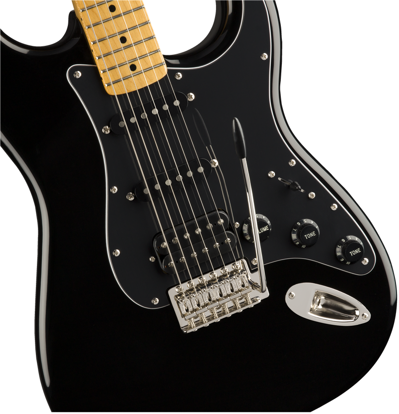 Squier Classic Vibe 70s Stratocaster HSS - Black with Maple Fingerboard