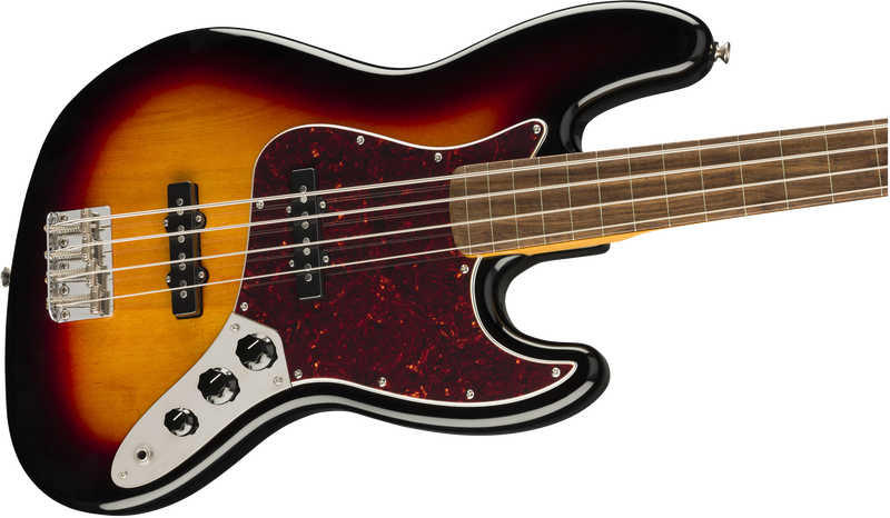 Squier Classic Vibe 60s Fretless Jazz Bass - 3-Tone Sunburst