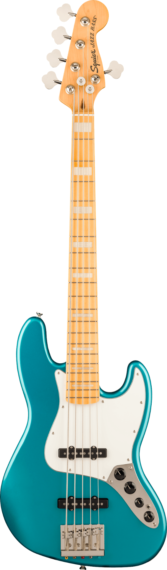 Squier Classic Vibe Active 70s Jazz Bass V - Ocean Turquoise
