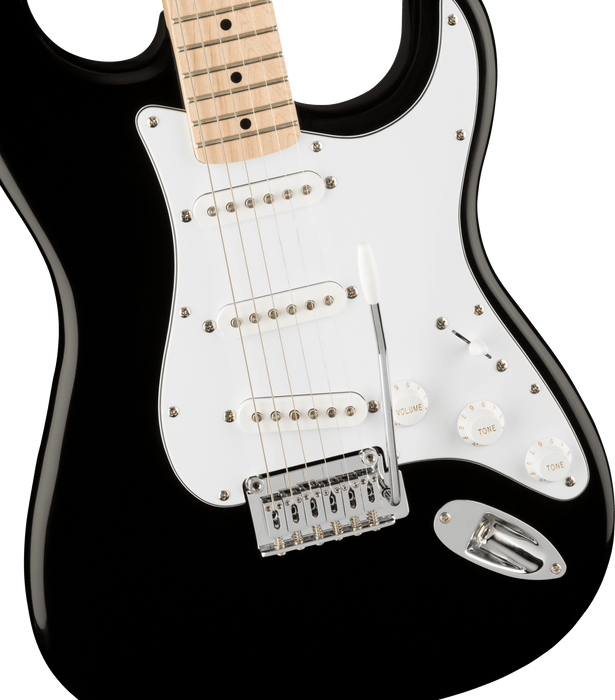 Squier Affinity Series Strat - Black with Maple Fingerboard