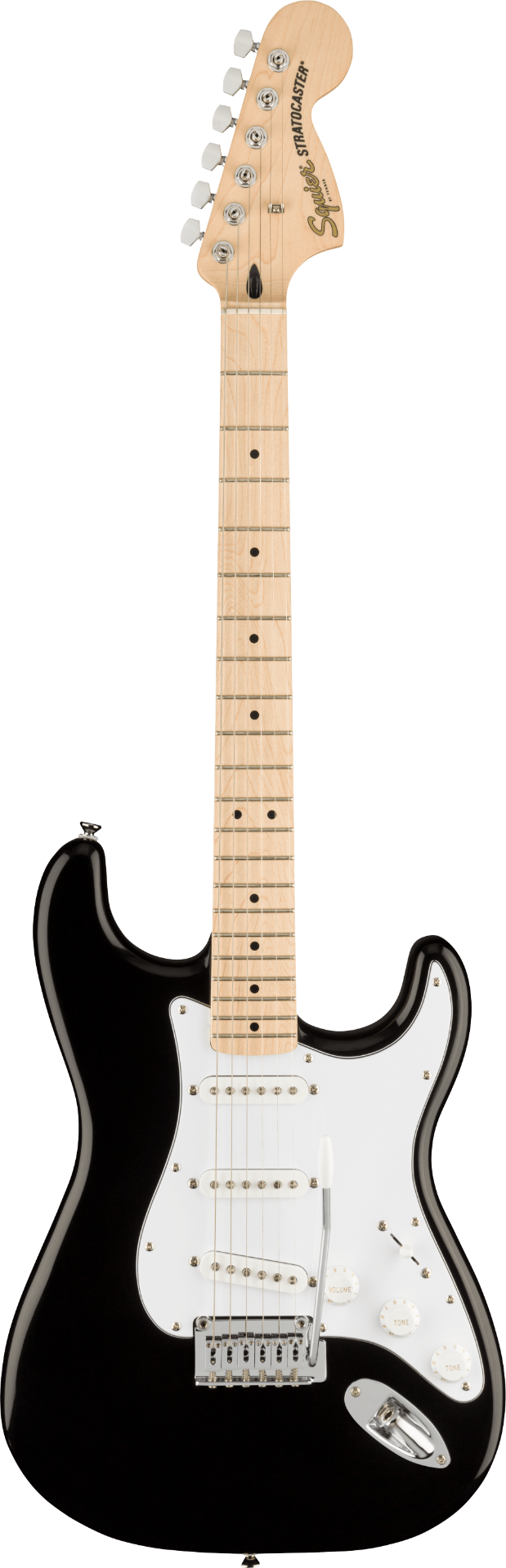 Squier Affinity Series Strat - Black with Maple Fingerboard