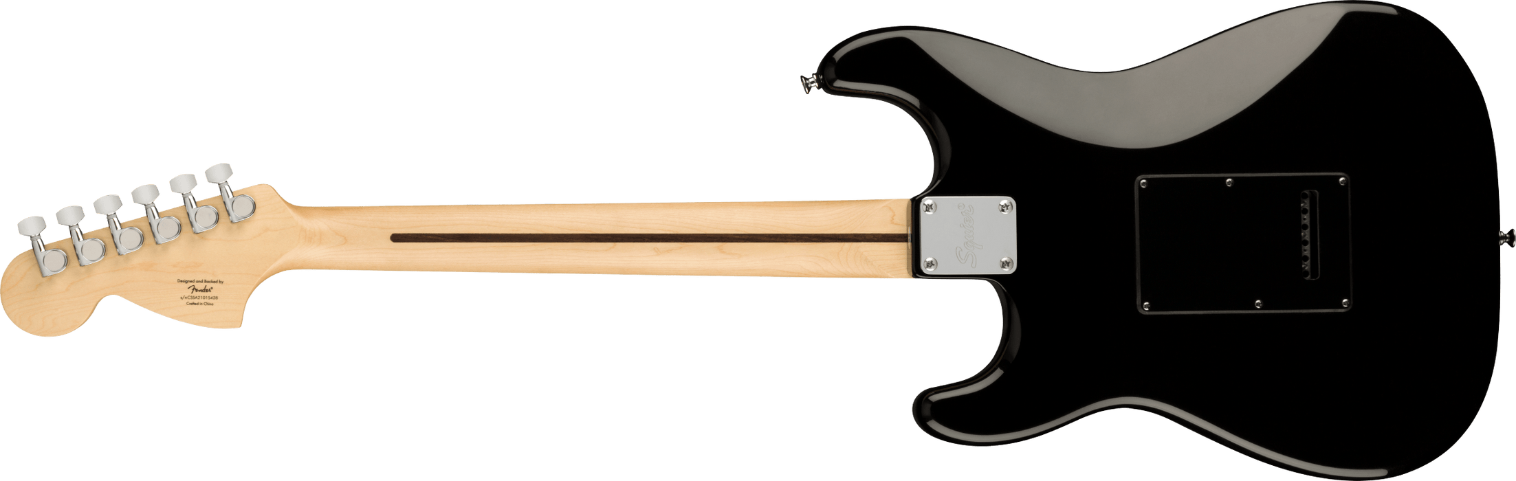 Squier FSR Affinity Strat - Black w. Tortoise Pickguard