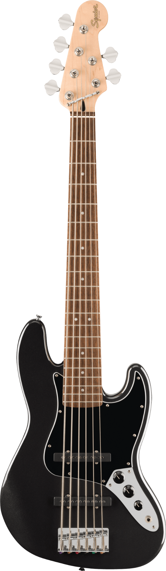 Squier Affinity Series Jazz Bass VI 6 string - Black