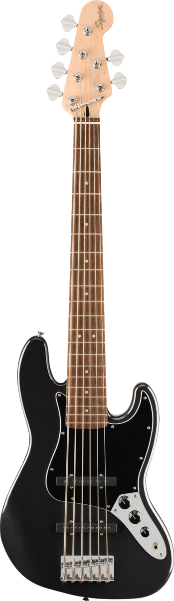 Squier Affinity Series Jazz Bass VI 6 string - Black — Guitars