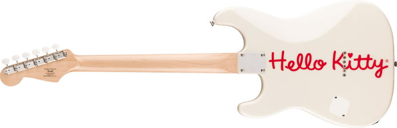 Squier x Hello Kitty Stratocaster - White