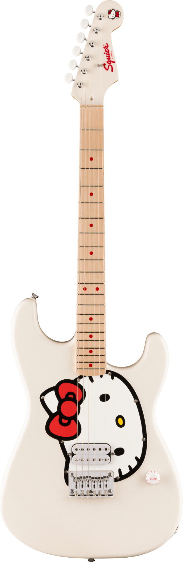 Squier x Hello Kitty Stratocaster - White