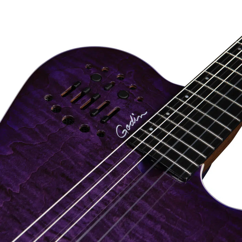 Godin ACS Nylon Steve Stevens Signature 25th Anniversary - Limited Edition - Purple
