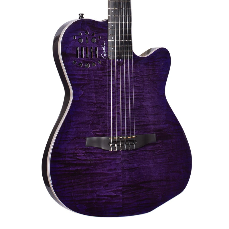 Godin ACS Nylon Steve Stevens Signature 25th Anniversary - Limited Edition - Purple