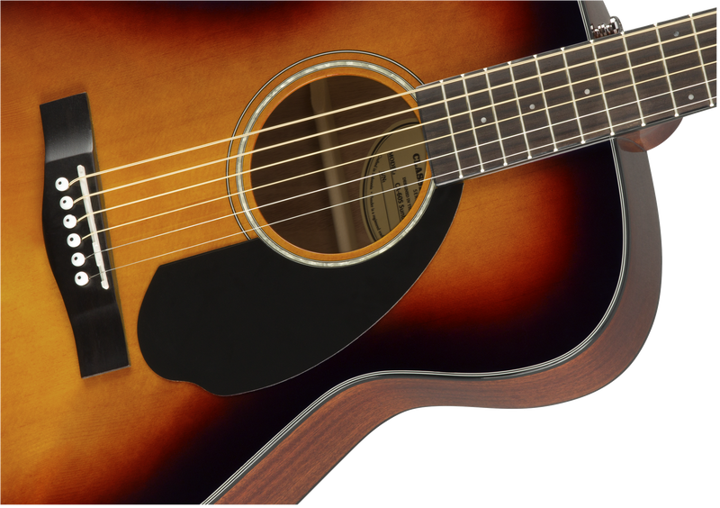 Fender CC-60S Concert Acoustic Guitar - 3-color Sunburst