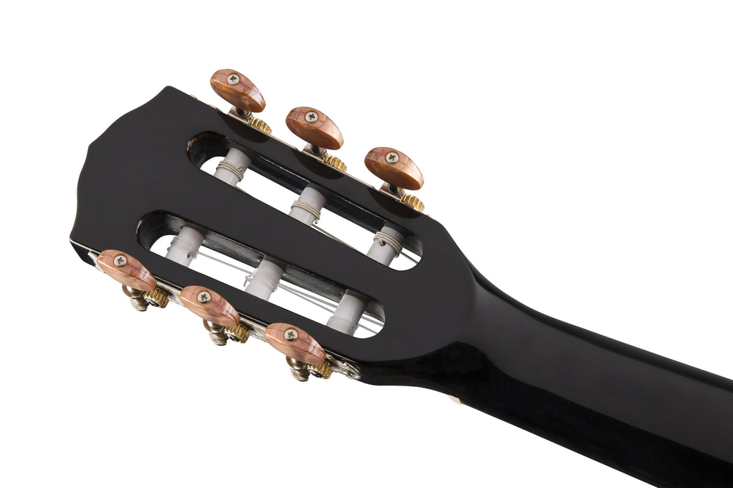 Fender CN-140SCE Nylon (w. case) - Black