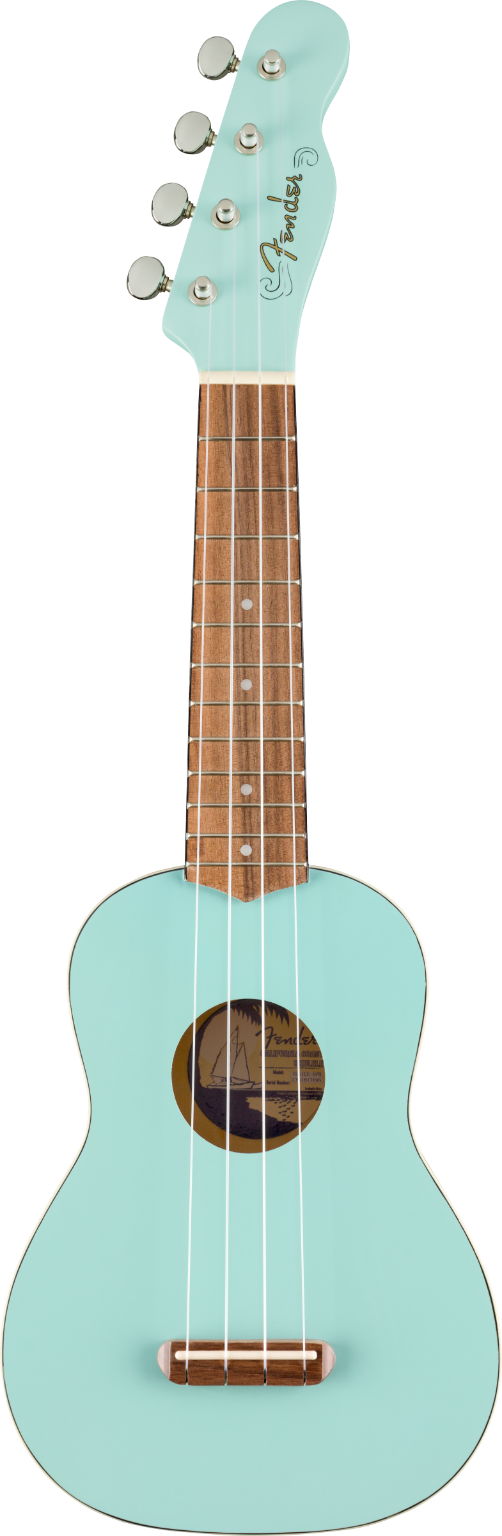 Fender Venice Soprano Ukulele - Daphne Blue