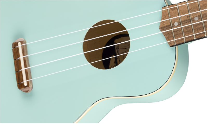 Fender Venice Soprano Ukulele - Daphne Blue