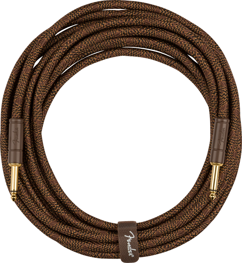 Fender Paramount Acoustic Instrument Cable - 18.6 foot, Brown