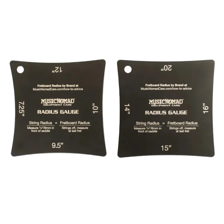 Music Nomad Precision Radius Gauge Set - 2 pack
