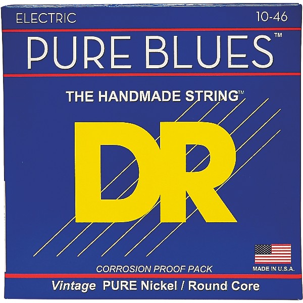 DR Strings Pure Blues Electric Guitar Strings - .010-.046 Medium