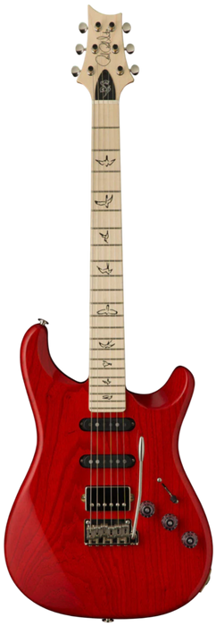 Red electric guitar