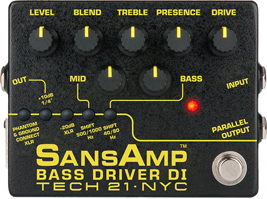 Tech 21 SansAmp Bass Driver DI V2 Pedal