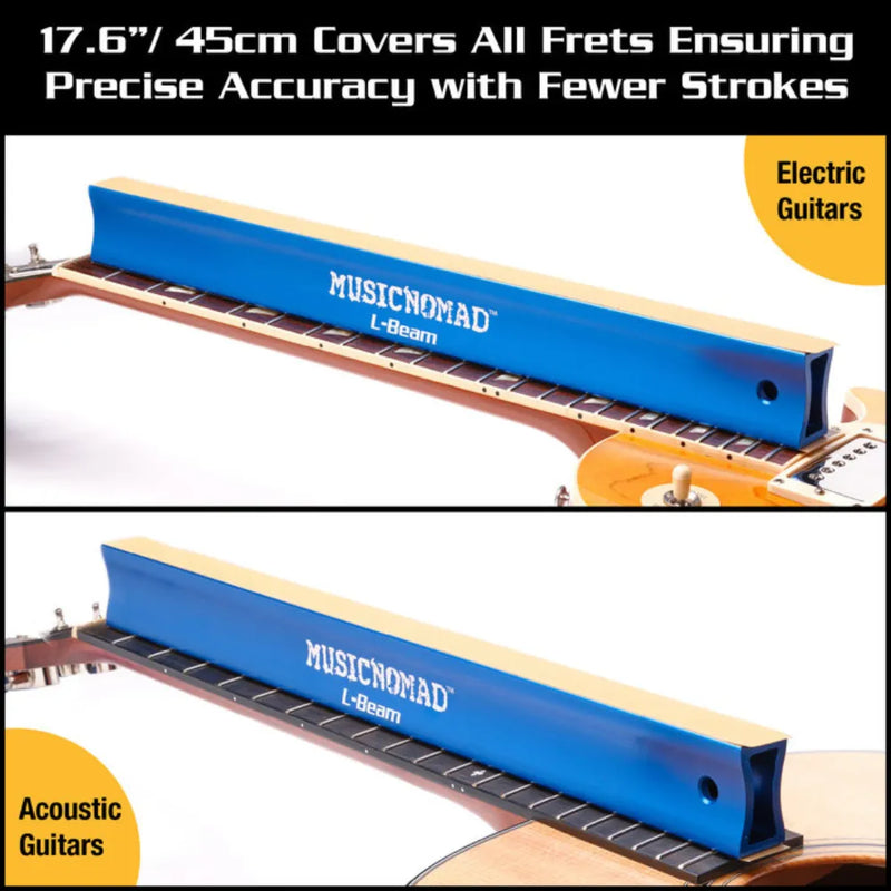 Music Nomad Fret Leveler Beam for Acoustic and Electric Guitars