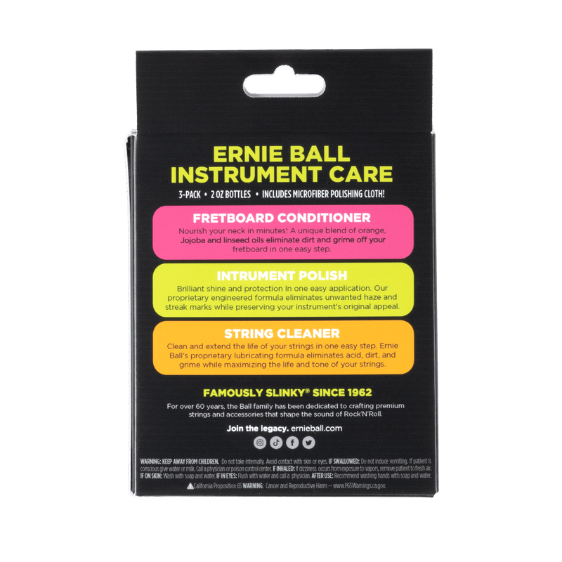 Ernie Ball Instrument Care Kit