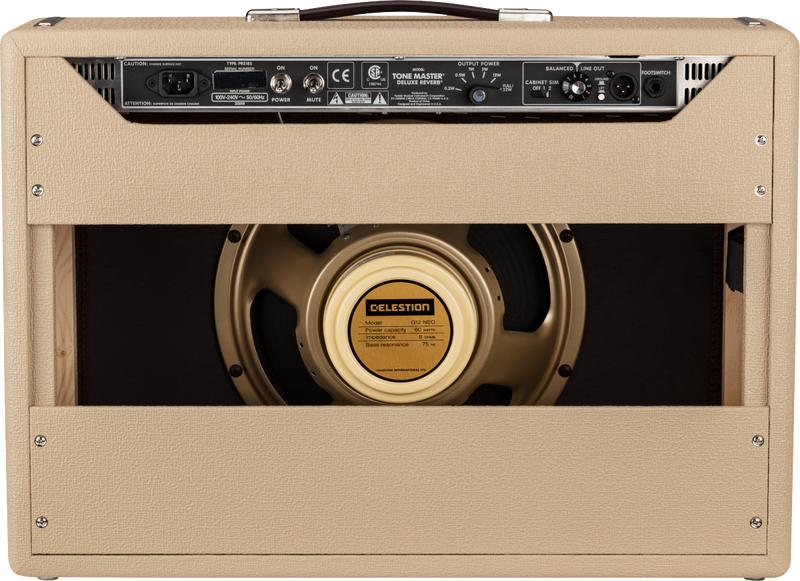 Fender Tone Master Deluxe Reverb 1x12" Combo Amp - Blonde