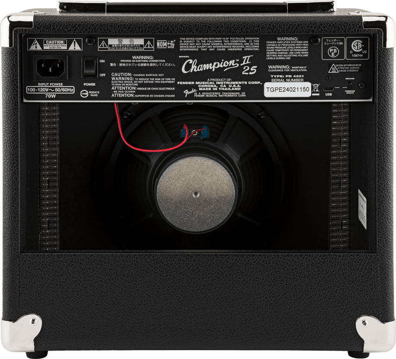 Fender Champion II 25-watt 1 x 8-inch Combo Amplifier