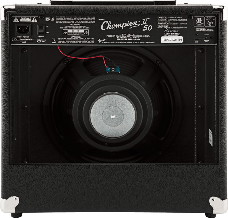Fender Champion II 50-watt 1 x 12-inch Combo Amplifier