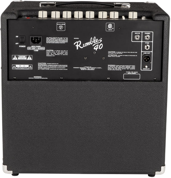 Fender Rumble 40 1x10" Bass Combo Amp