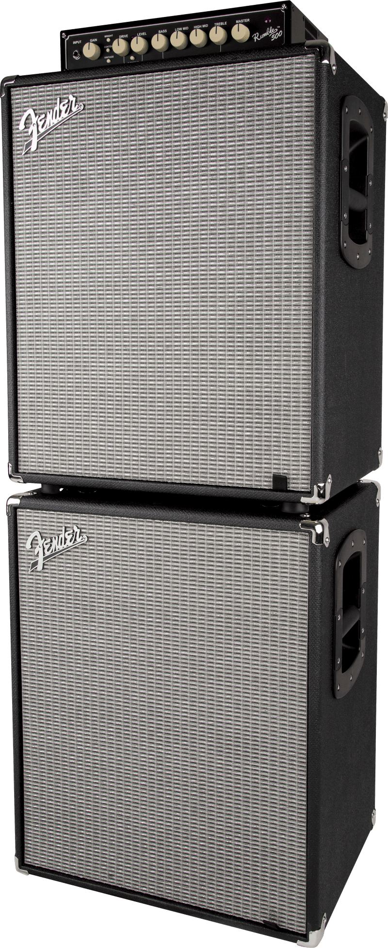 Fender Rumble 210 2x10" Bass Cabinet - Silver Grill