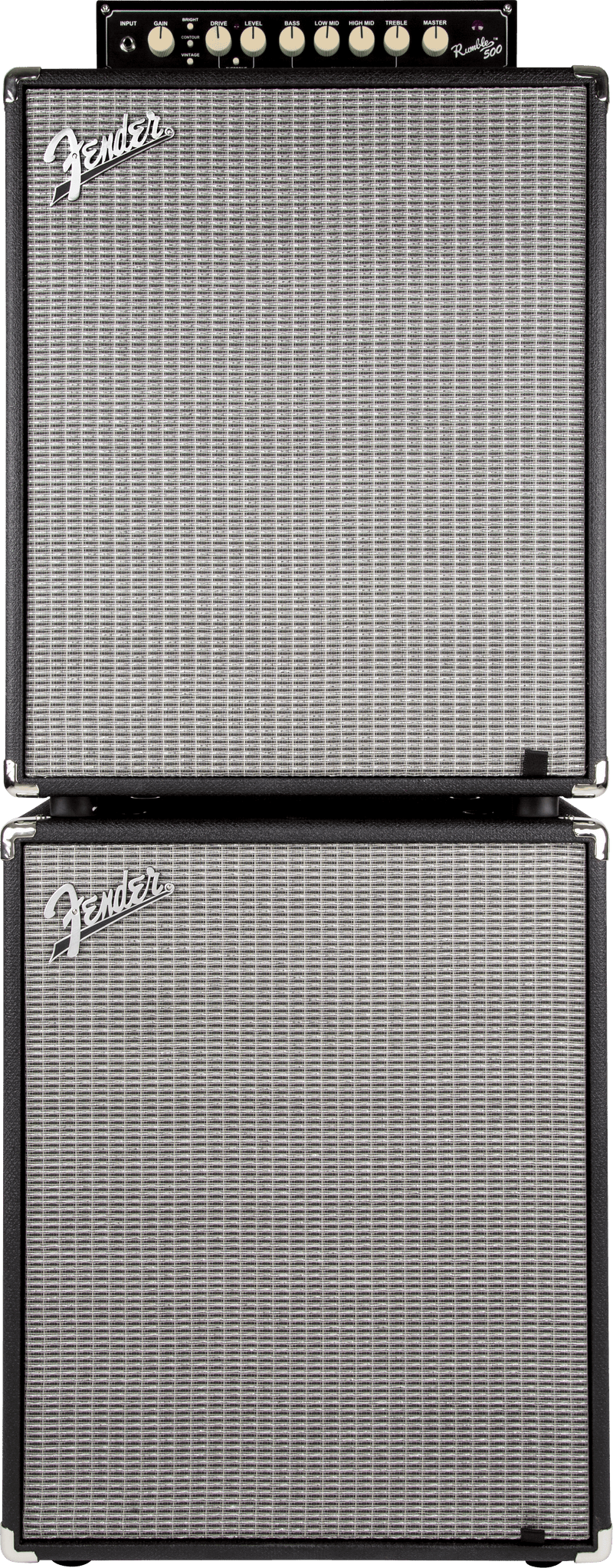 Fender Rumble 210 2x10" Bass Cabinet - Silver Grill