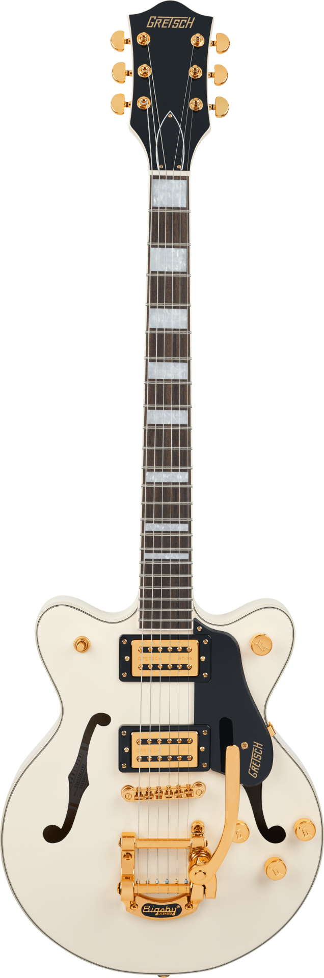 Gretsch G2655TG Streamliner Center Block Jr. Double-Cut - Vintage White