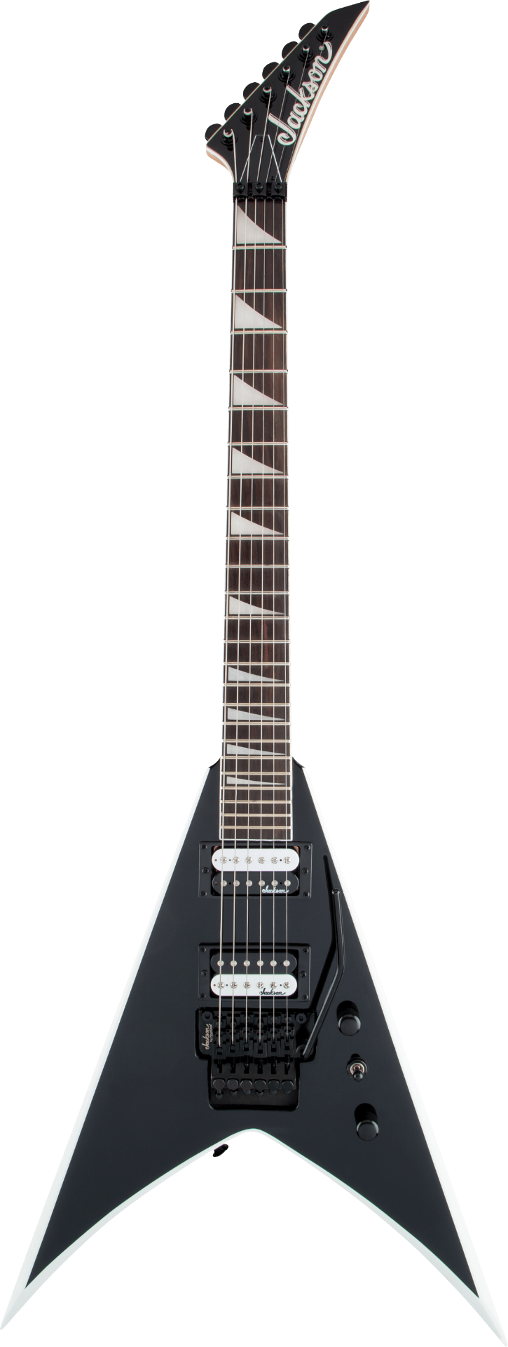 Jackson JS Series King V JS32 - Black with White Bevels
