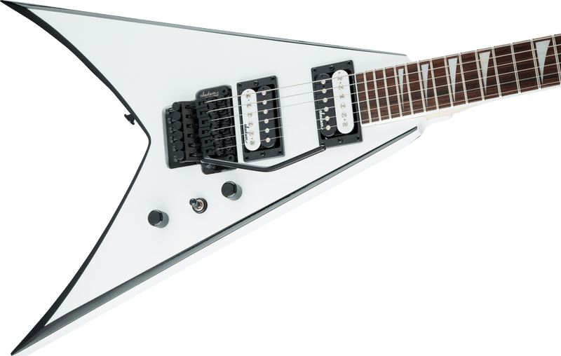Jackson JS Series King V JS32 - White with Black Bevels