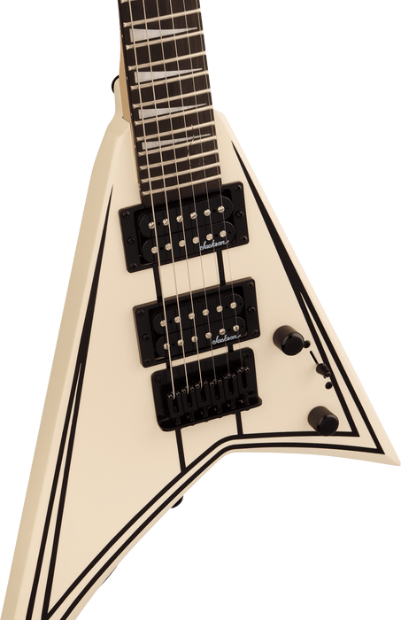 Jackson RR Minion JS1XM - Snow White with Black Pinstripes