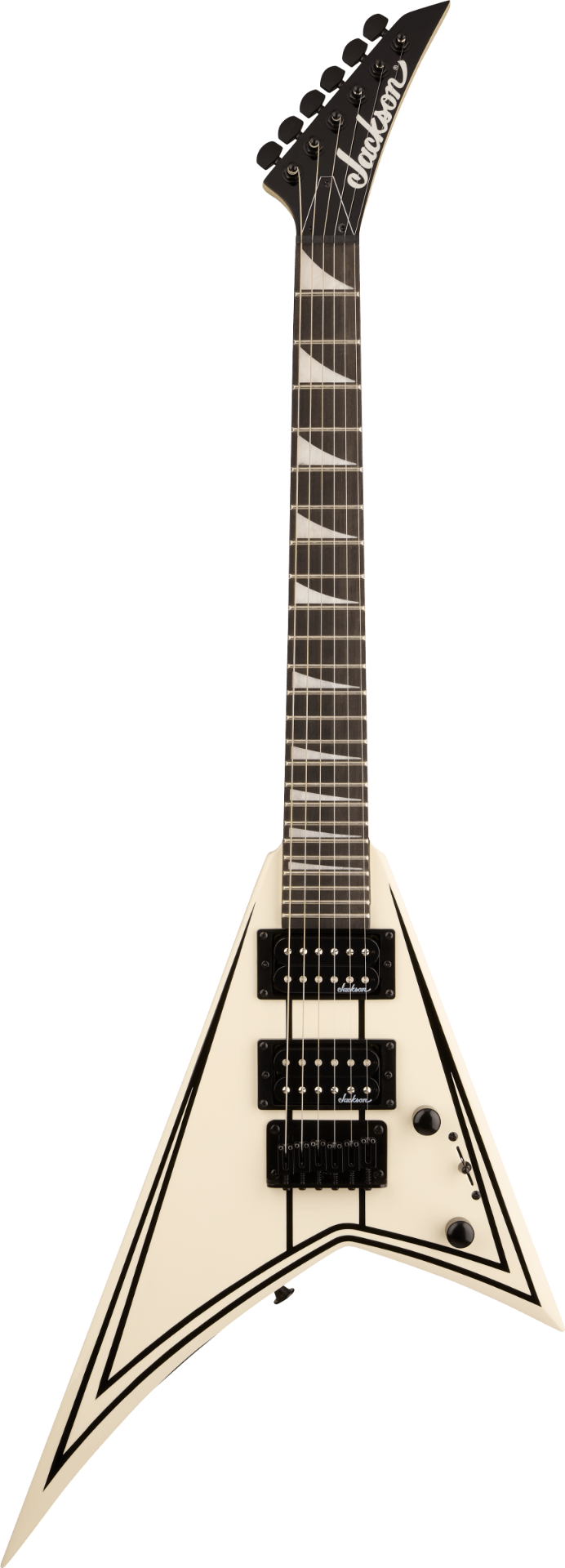 Jackson RR Minion JS1XM - Snow White with Black Pinstripes
