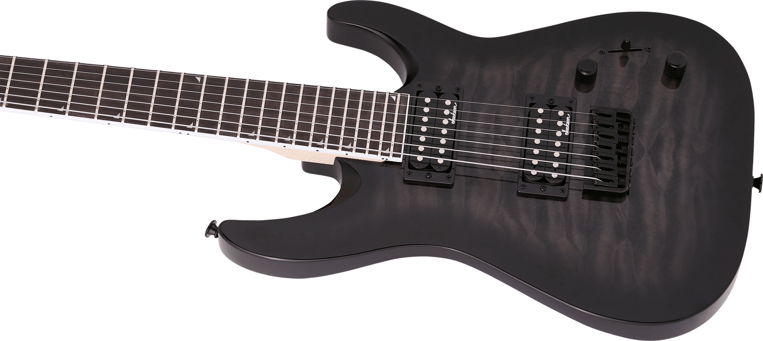 Jackson Dinky Arch Top JS22Q-7 DKA HT - Transparent Black Burst